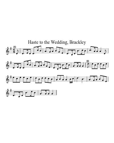Haste to the Wedding, Brackley preview