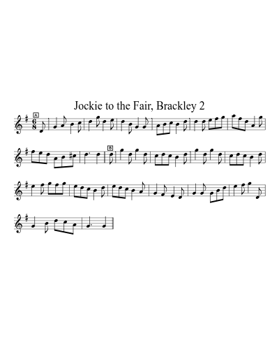 Jockie to the Fair, Brackley 2