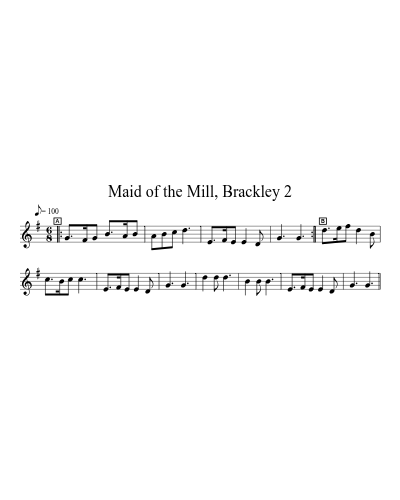 Maid of the Mill, Brackley 2