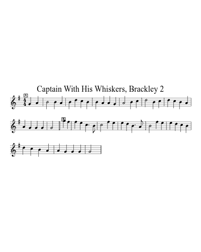 Captain With His Whiskers, Brackley 2