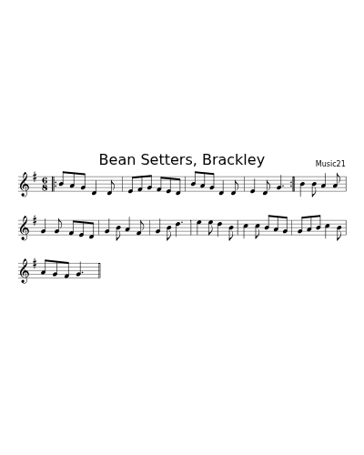 Bean Setters, Brackley