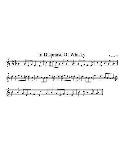 In Dispraise Of Whisky preview