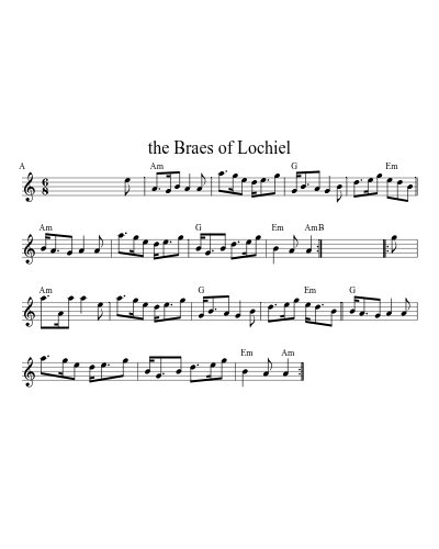 The Braes of Lochiel (Version 3) preview