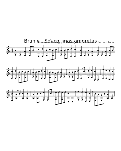 Branle : So\,co, mas amoretas