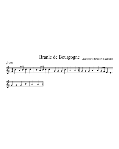 Branle de Bourgogne