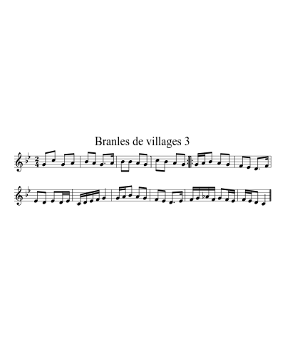 Branles de villages 3 (Version 3)