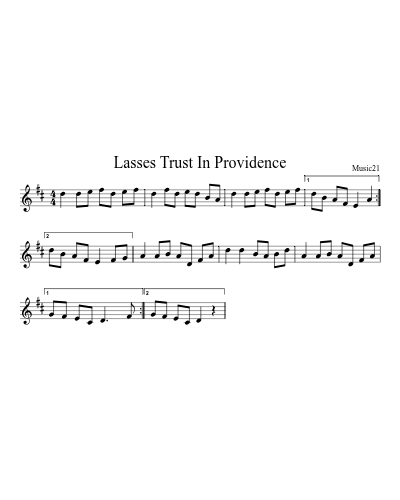 Lasses Trust In Providence preview