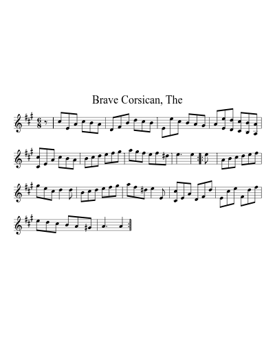 Brave Corsican, The