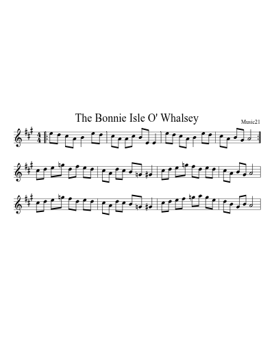 The Bonnie Isle O' Whalsey