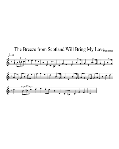 The Breeze from Scotland Will Bring My Love (Version 2)