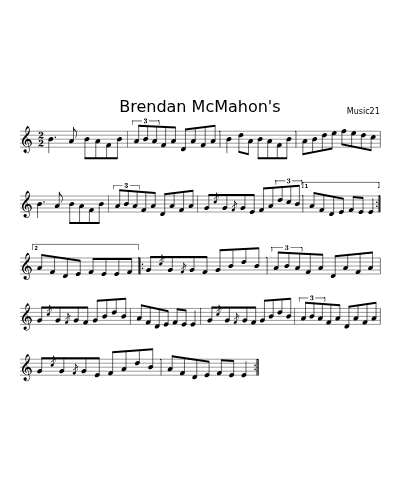 Brendan McMahon's (Version 4)