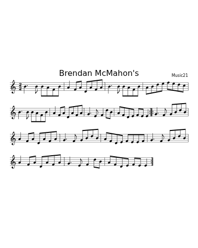 Brendan McMahon's (Version 5)