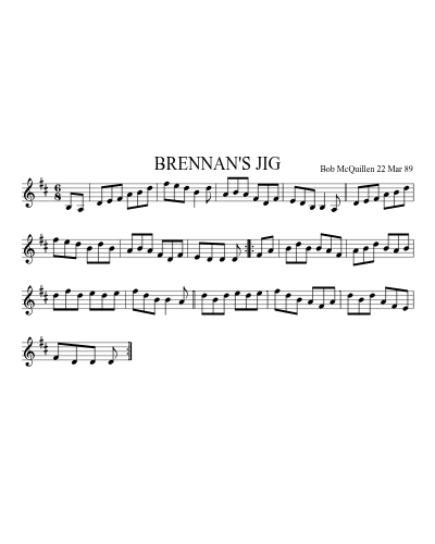 BRENNAN'S JIG (Version 2)