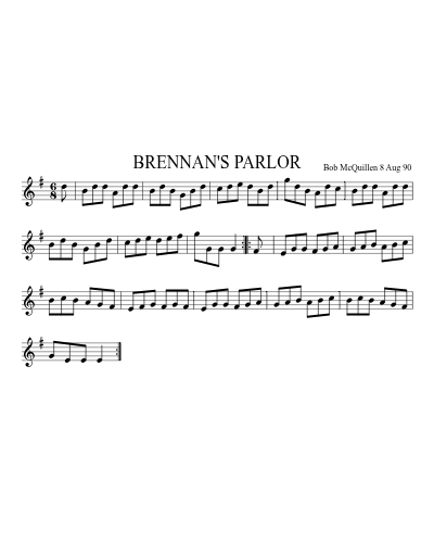 BRENNAN'S PARLOR (Version 2)