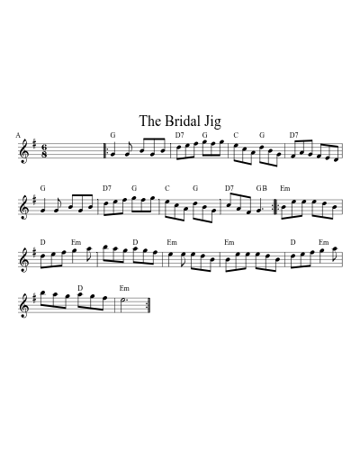 The Bridal Jig (Version 6)