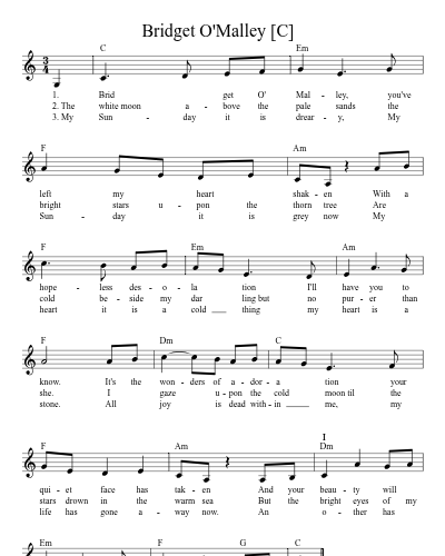 Bridget O'Malley   [C]