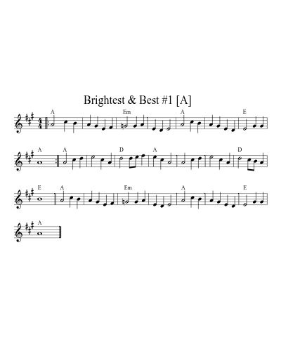 Brightest & Best  #1  [A] (Version 2)