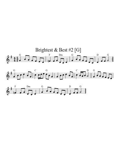 Brightest & Best  #2  [G] (Version 3)