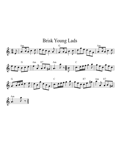 Brisk Young Lads (Version 2)