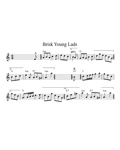 Brisk Young Lads (Version 3)