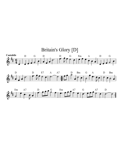 Britain's Glory   [D]