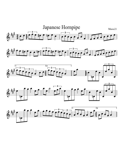Japanese Hornpipe preview