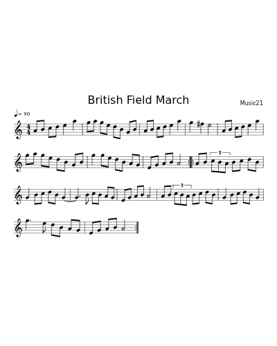 British Field March (Version 3)