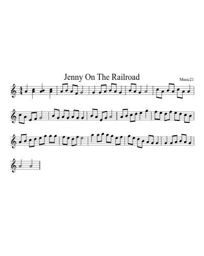 Jenny On The Railroad