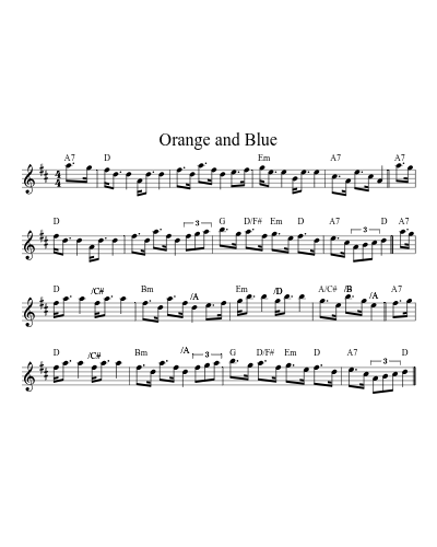 Orange and Blue (Version 3)