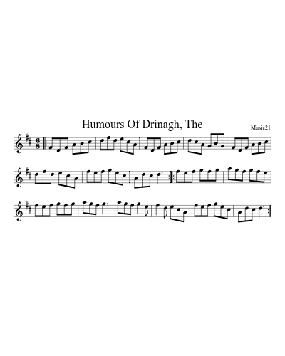 Humours Of Drinagh, The preview