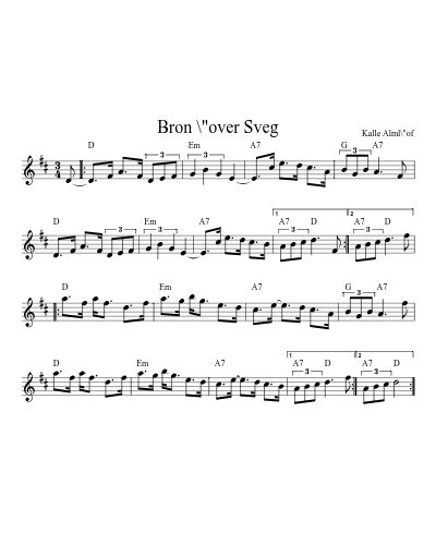 Bron \"over Sveg