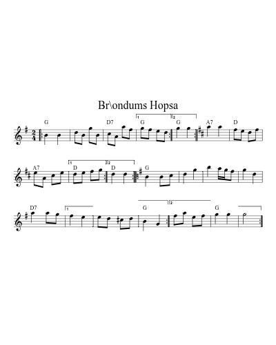 Br\ondums Hopsa