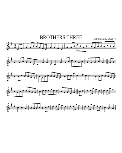 BROTHERS THREE (Version 2)