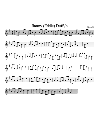 Jimmy (Eddie) Duffy's preview