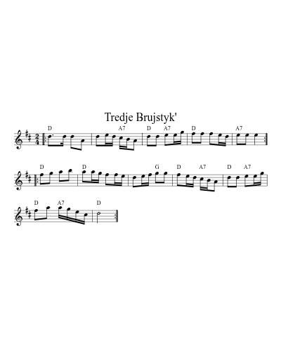 Tredje Brujstyk' (Version 2)