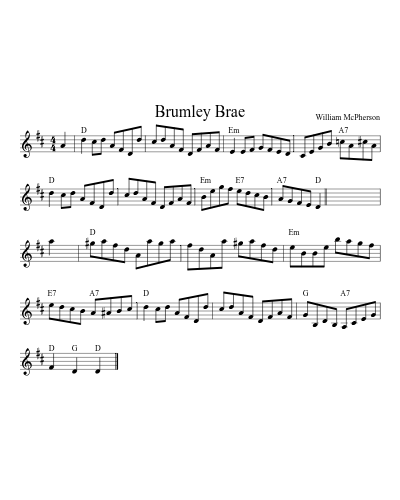 Brumley Brae (Version 3)