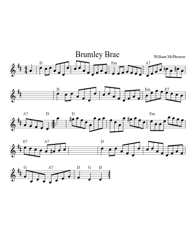 Brumley Brae (Version 6)