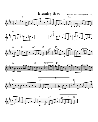 Brumley Brae (Version 7)