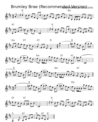 Brumley Brae (Recommended Version) (Version 2)