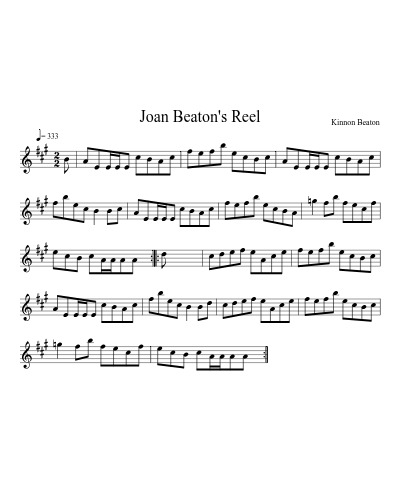 Joan Beaton's Reel