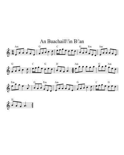An Buachaill\'in B\'an preview