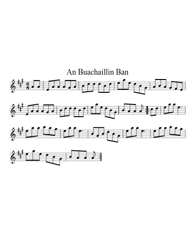 An Buachaillin Ban preview