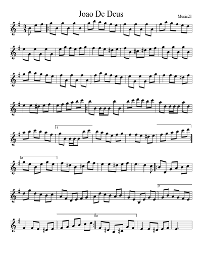 Joao De Deus preview