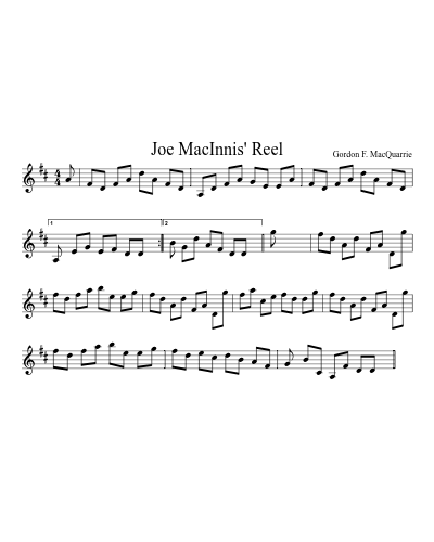 Joe MacInnis' Reel preview