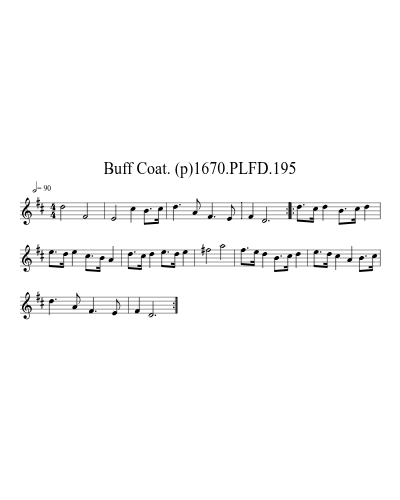 Buff Coat. (p)1670.PLFD.195