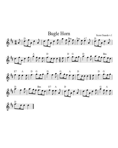 Bugle Horn (Version 2)