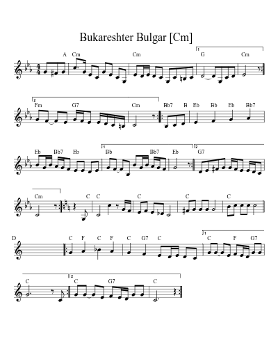 Bukareshter Bulgar   (Em) (Bulg Bukareshter)