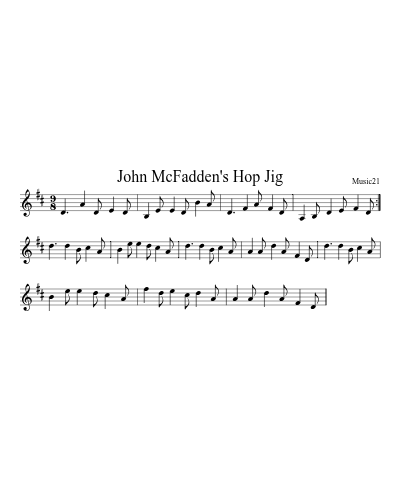 John McFadden's Hop Jig preview