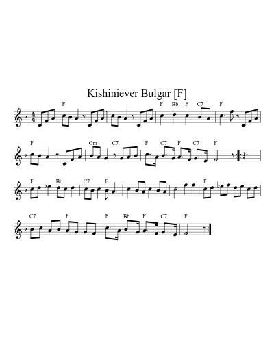 Kishiniever Bulgar [F]