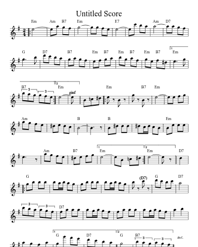 Bulgar Kam1 12 (Version 2) sheet music preview